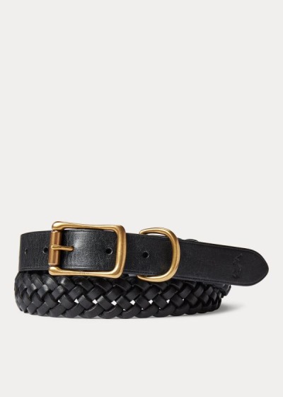 Polo Ralph Lauren Braided Læder Bælte Herre Danmark (TLMYG5328)